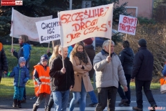 Chmieleń. Protest - blokada DK30 9