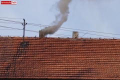 Pożar komina w Radomiłowicach 1
