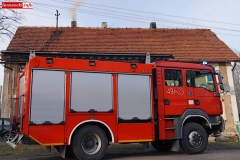 Pożar komina w Radomiłowicach 3