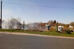 Pożar nieużytków w Lubomierzu /fot. nadesłane przez czytelnika /