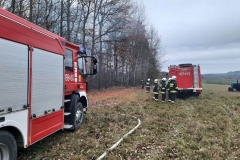 Pożar bel siana Wojciechów  - fot. OSP KSRG Lubomierz