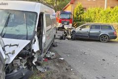 wypadek-Passat-bus-Lesna-4