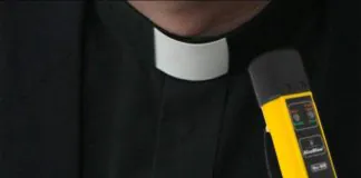 Duchowny na podwójnym gazie