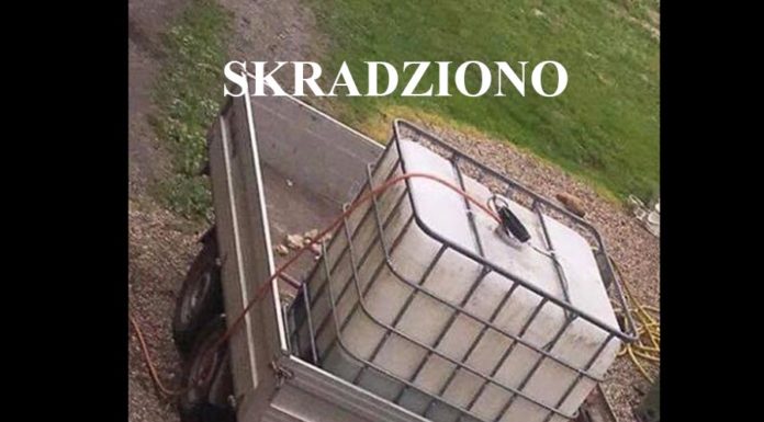 Skradziono przyczepę dwuosiową