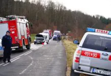 Wypadek we Wleniu. Droga w kierunku Jeleniej zablokowana