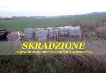 Nagroda za pomoc w ustaleniu sprawców kradzieży. AKTUALIZACJA