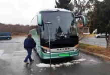 Przywiózł śnieg z Czech. Dostał mandat