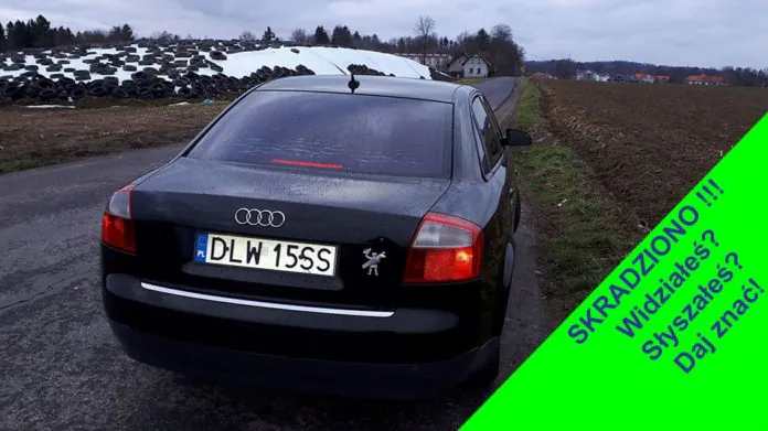 Skradziono Audi 1