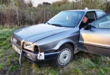Doprowadził do kolizji i uciekł. Miał blisko 3,5 promila