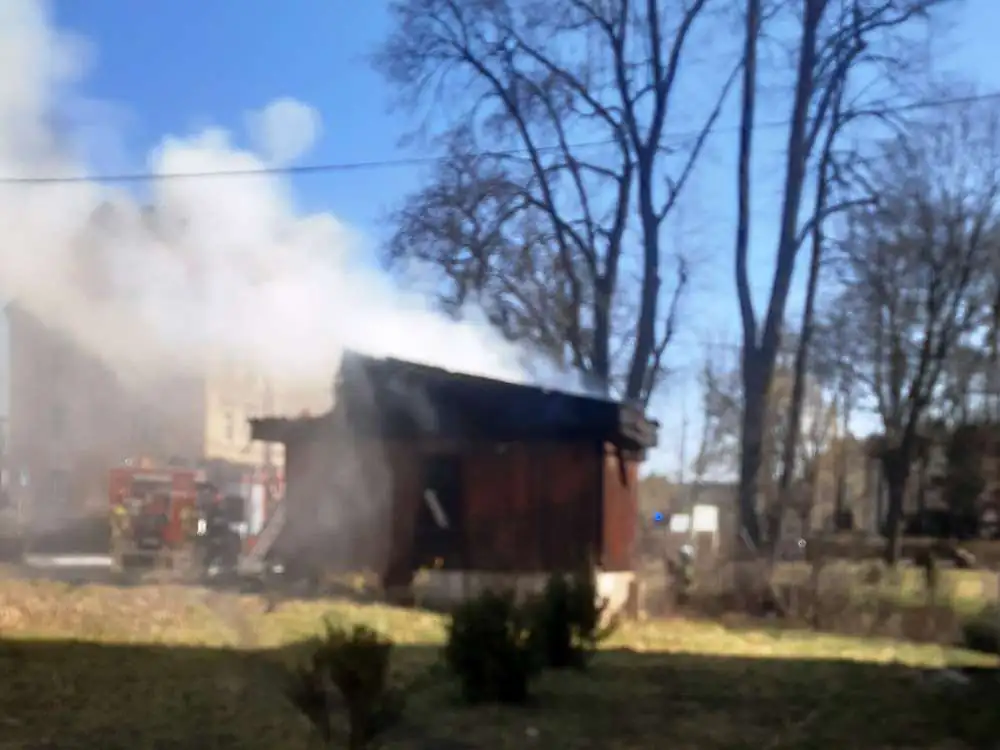 pożar gryfów kolejowa