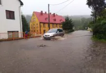 Zalane ulice i podtopienia