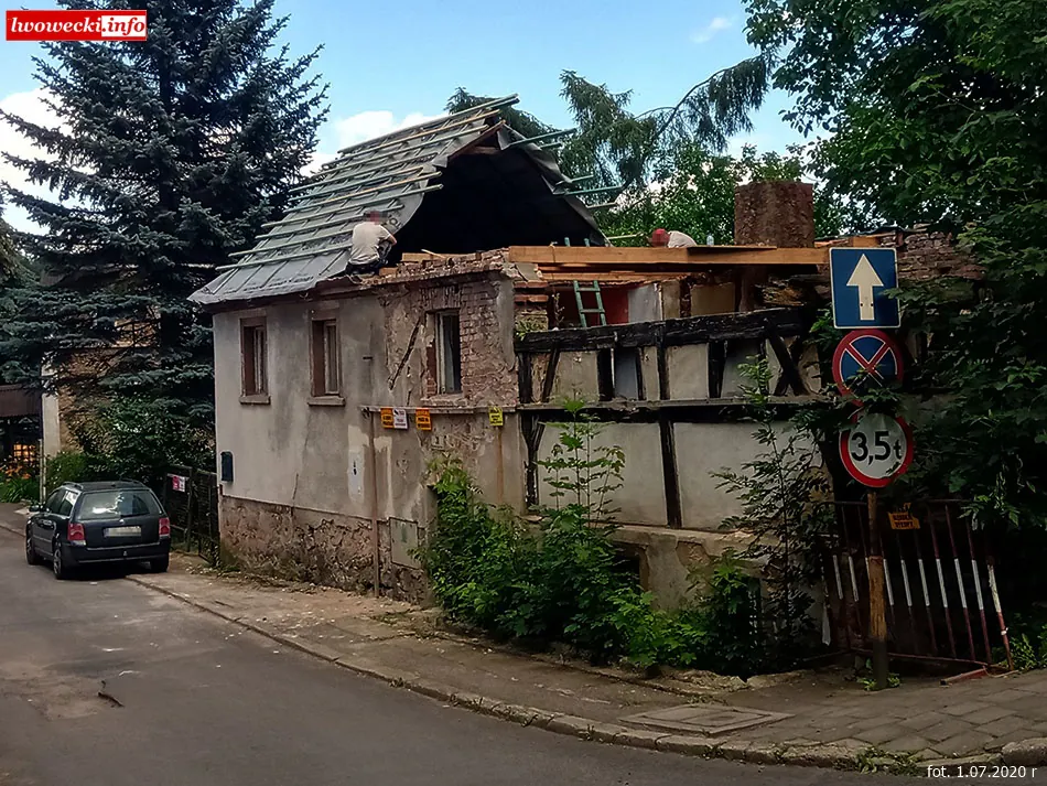 Wleń ulica Kościelna zabytek