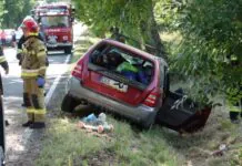 Wypadek z udziałem trójki dzieci