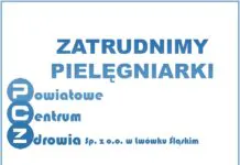 Zatrudnimy Pielęgniarki w PCZ Sp. z o.o. Lwówek Śląski / Gryfów Śląski
