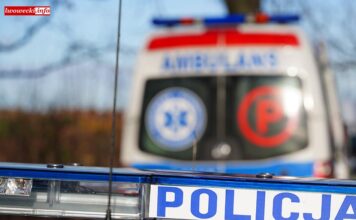 Rowerzysta trafił do szpitala