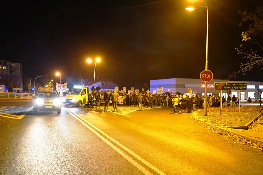 protest Gryfów Śląski