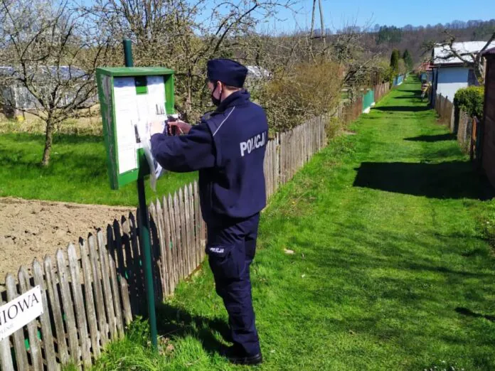 policja działki Lwówek