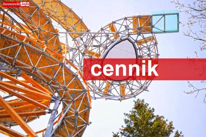 Cennik ścieżki w chmurach Sky Walk Świeradów Zdrój