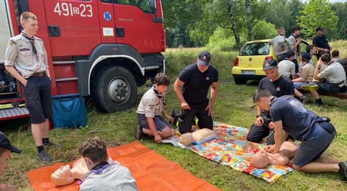 Strażacy na obozach harcerskich