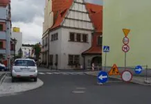 Utrudnienia w centrum Lwówka Śląskiego
