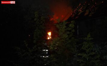 Spalił się dom w Pławnej Dolnej