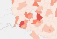 Powiat lwówecki na czerwono na mapie zakażeń koroanawirusem