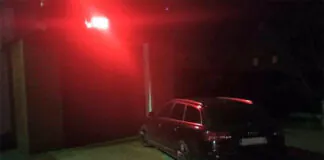 Zastawił wyjazd z remizy OSP