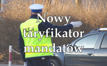 Nowy taryfikator mandatów – 2022