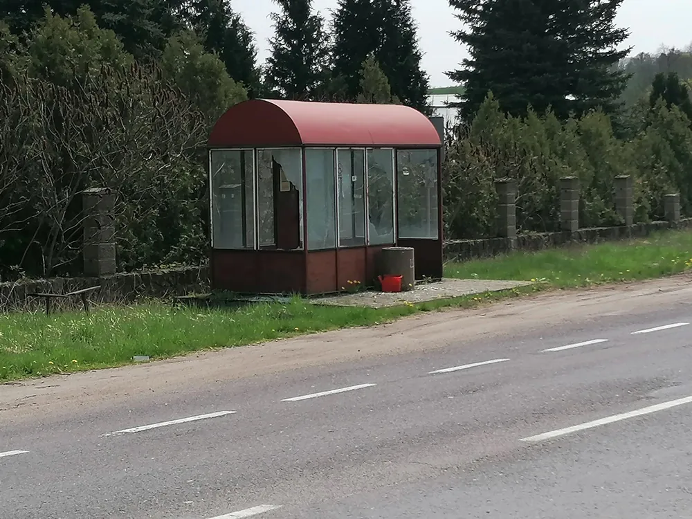 Przystanek Mojesz kolo Lwowka Slaskiego 1