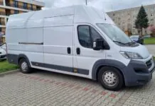 Skradziono Fiata Ducato
