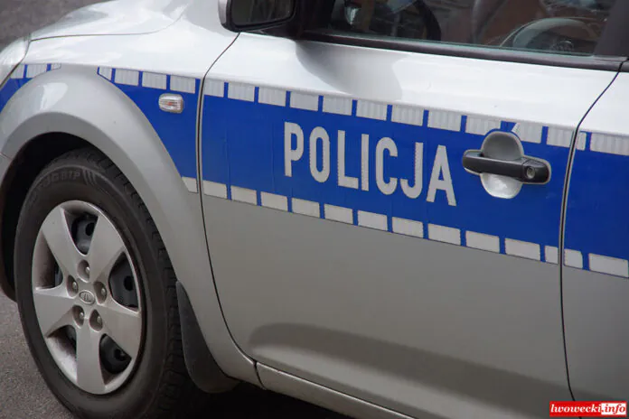 policja radiowóz znak