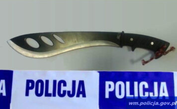 Trzymając w ręku maczetę groził byłej partnerce zabójstwem