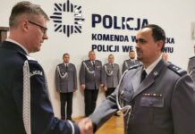 młodszy inspektor Jarosław Baran Komendant Policji w Lwówku Śląskim