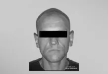 Policja publikuje wizerunek zbiega, który zabrał broń funkcjonariuszowi i uciekł
