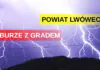 Powiat lwówecki – uwaga burze! burza grad lwówecki