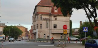 Lwówek Śląski ulica Sienkiewicza Hotel Piast