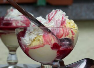 ice cream lody waniliowe