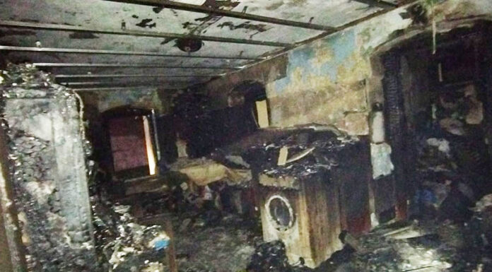 Tak wygląda mieszkanie po pożarze