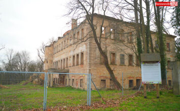 Trwa odbudowa pałacu w Skale koło Lwówka Śląskiego