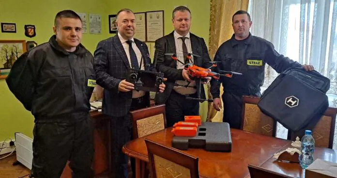 Lubomierz urząd dron YUNEEC H520E straż 1