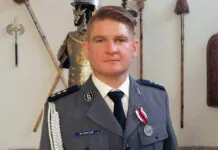 komisarz Wojciech Pawluk KPP w Lwówku Śląskim