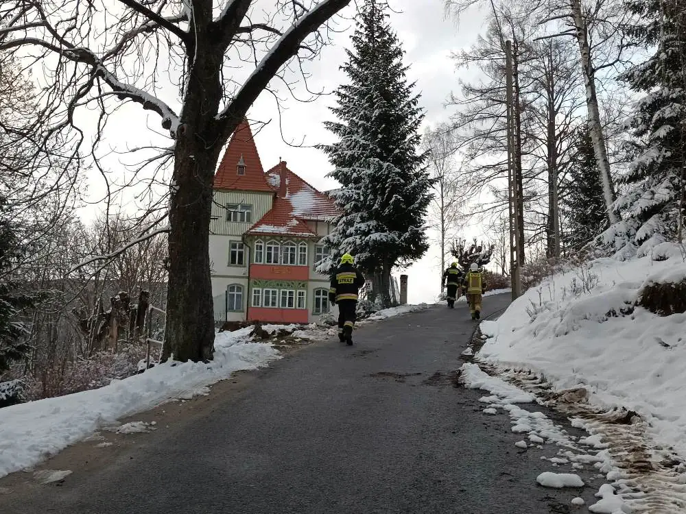 wyciek gazu ulica Dabrowskiego Swieradow Zdroj 2