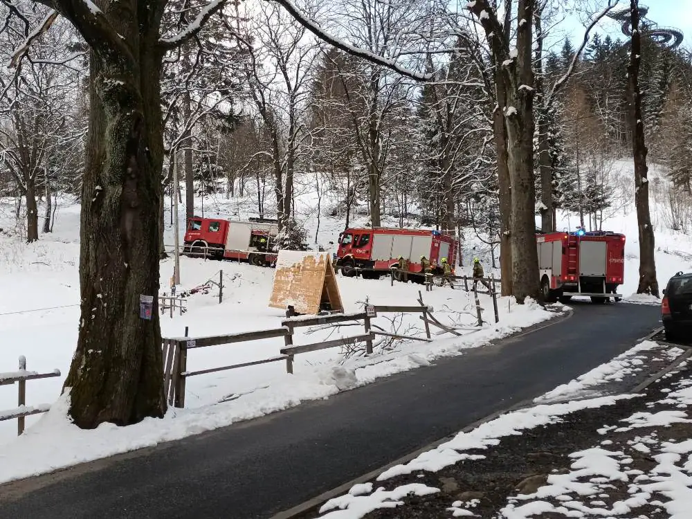 wyciek gazu ulica Dabrowskiego Swieradow Zdroj 3
