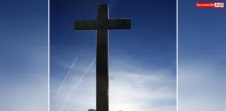 Golgota Izerska Biały Kamień Sępia Góra krzyż Świeradów
