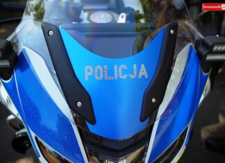motocykl policja wypadek
