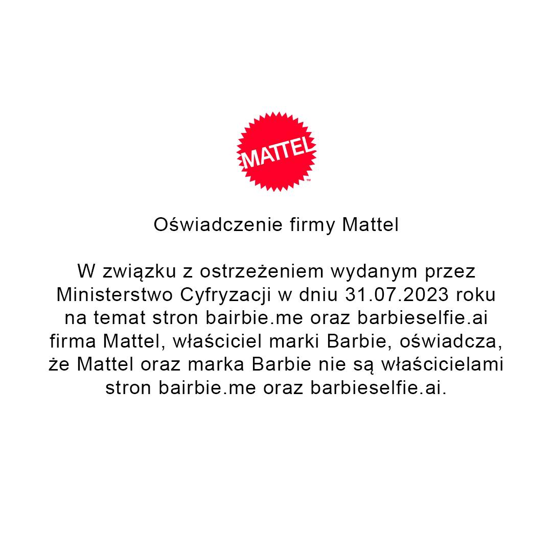 Mattel_oswiadczenie