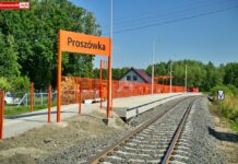 stacja w Proszówce linia kolejowa Gryfów Śląski - Mirsk