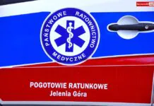 W czołówce zespoły ratownictwa medycznego z Lwówka Śląskiego i Gryfowa Śląskiego