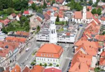 Gryfów Śląski dron rynek miasto
