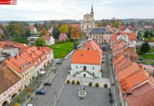 Lubomierz rynek dron